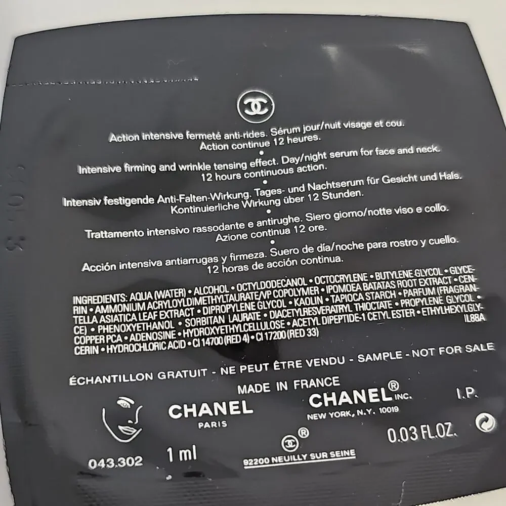 Chanel Mascara Bourgeoisie Coco Gloss Le Lift Anti Wrinkle Serum